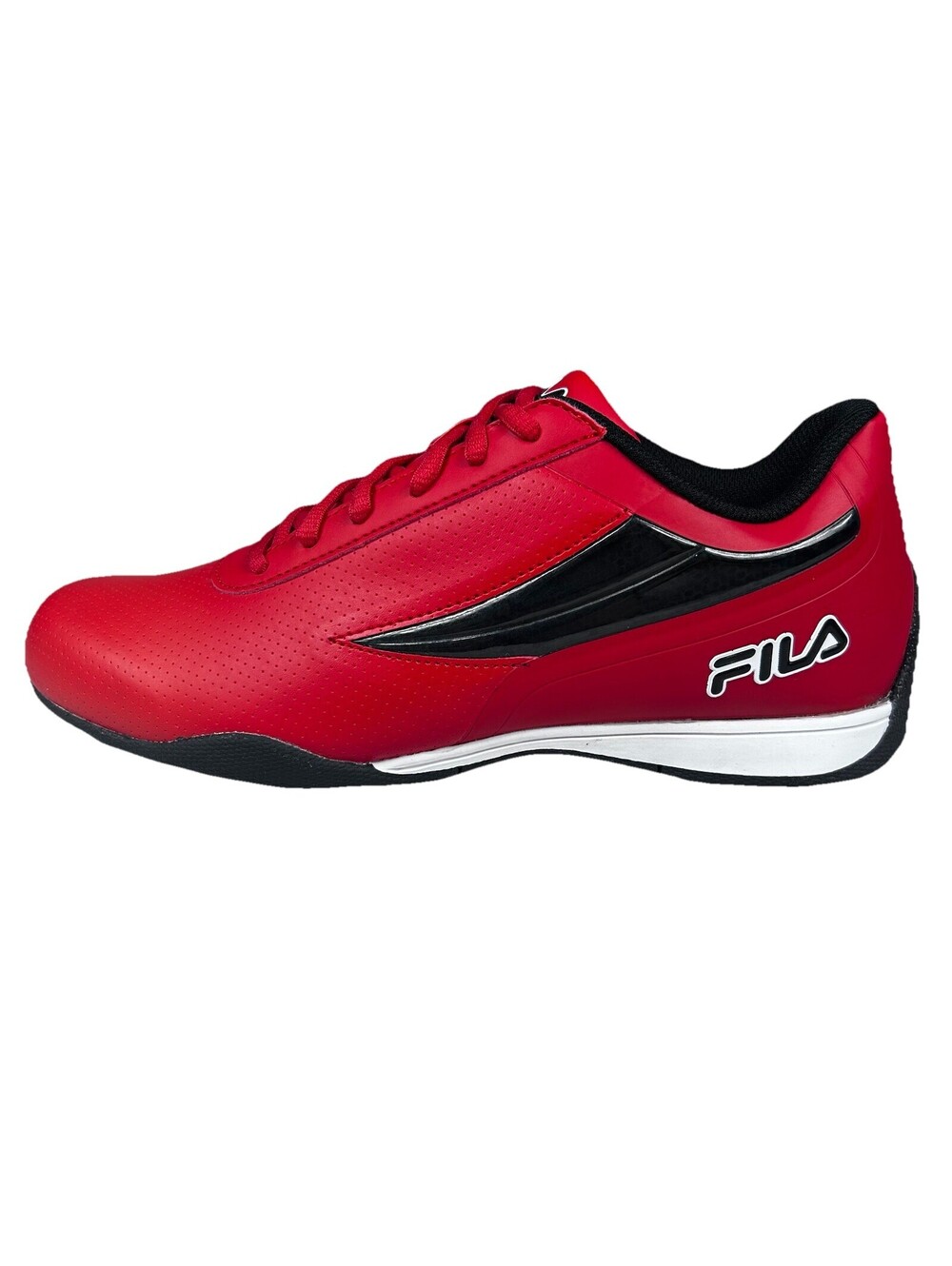 Fila Filaretti Motorsport Shoes Men's 7.5 Women's 9 Red Black Sneakers New
